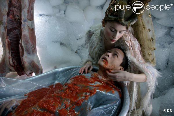 Visage de Tsai Ming-Liang (2009) avec Laetitia Casta