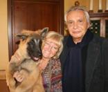 Michel Sardou et son nouveau chien IREX
