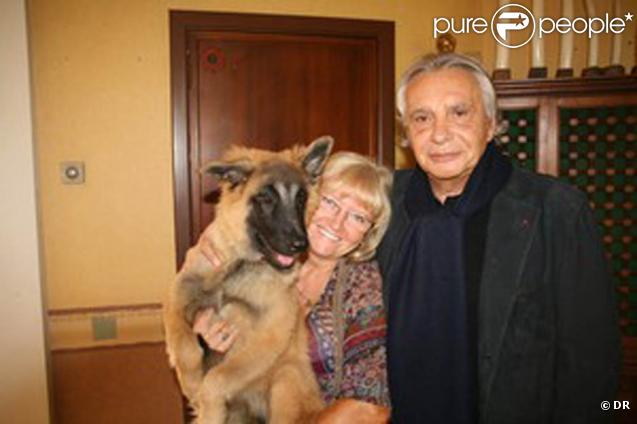Michel Sardou et son nouveau chien IREX