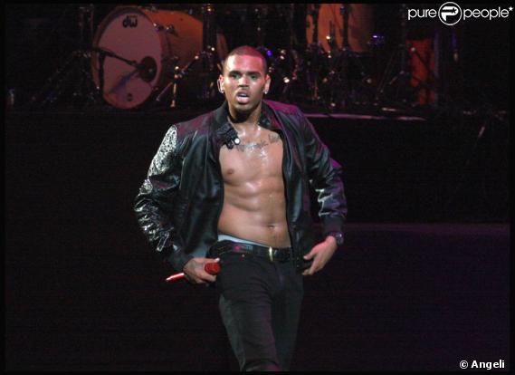 Chris Brown s'est produit dans le New Jersey le 27 octobre 2009