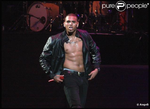 Chris Brown s'est produit dans le New Jersey le 27 octobre 2009