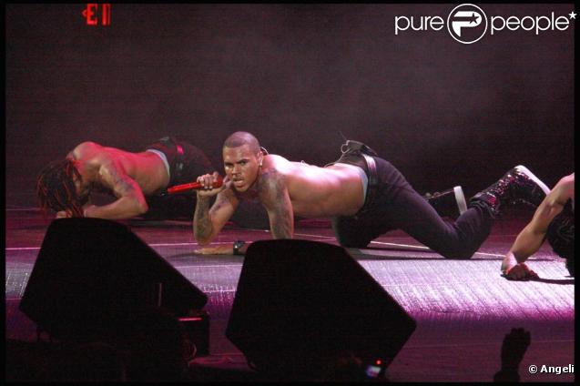 Chris Brown s'est produit dans le New Jersey le 27 octobre 2009