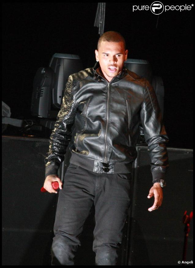 Chris Brown s'est produit dans le New Jersey le 27 octobre 2009
