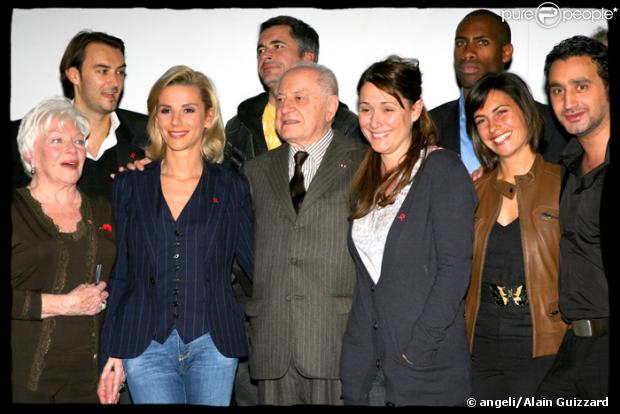 au Palais de Tokyo, pour la soirée de lancement du Sidaction 2008, le 19 février 2008