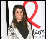 Karine Ferri au Palais de Tokyo, pour la soirée de lancement du Sidaction 2008, le 19 février 2008