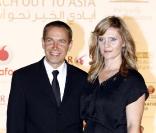 Jeff Koons et sa femme à la soirée Rota, à doha au qatar, le 31 octobre 2009.