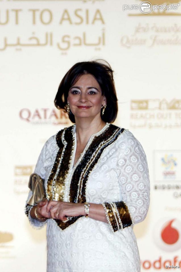 Cherie Blair à la soirée Rota, à Doha au Qatar, le 31 octobre 2009.