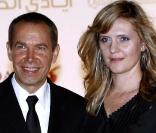Jeff Koons et sa femme à la soirée Rota, à Doha au   Q  atar, le 31 octobre 2009.