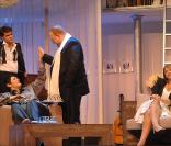 Julien Dassin, Franck De La Personne, Sonia Dubois et Olivia Luccioni au théâtre Daunou (2 novembre 2009)