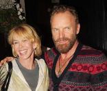 Sting et Trudie Styler, sortie entre amis, le 3 novembre à 2009 à Londres.