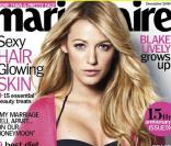 Blake Lively en couverture du magazine  Marie-Claire 