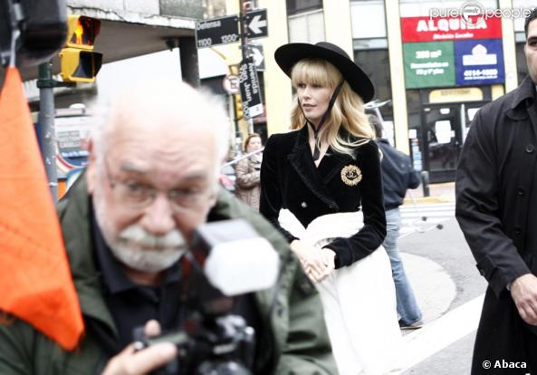 Claudia Schiffer en shooting à Buenos Aires en Argentine pour Chanel et le grand Karl Lagerfeld