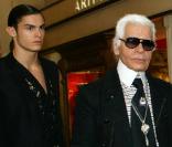 Karl Lagerfeld et Baptiste à Buenos Aires 