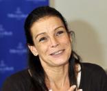 Stéphanie de Monaco à Mettlach en Allemagne le 6 novembre 2009 à la rencontre des dirigeants de Villeroy et Boch