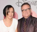 Zelda et son père Robin Williams lors de la première du film Old Dogs (Papy-Sitter) à Hollywood le 9 novembre 2009