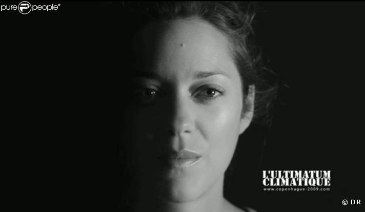 Les artistes se mobilisent pour L'Ultimatum climatique - capture d'écran : Marion Cotillard