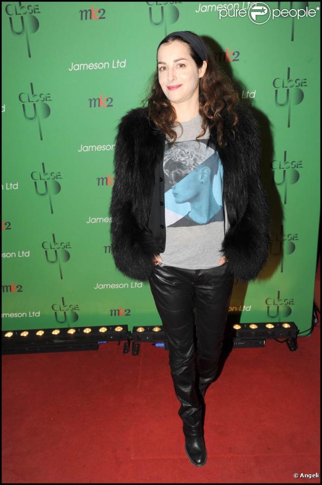 Amira Casar, à l'occasion de l'ouverture du 2e Festival Close Up, au MK2 Bibliothèque, à Paris, le 12 novembre 2009.