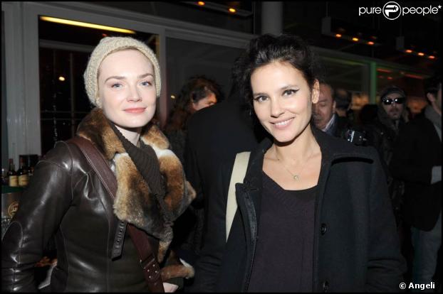 Virginie Ledoyen et Julie Judd, à l'occasion de l'ouverture du 2e Festival Close Up, au MK2 Bibliothèque, à Paris, le 12 novembre 2009.