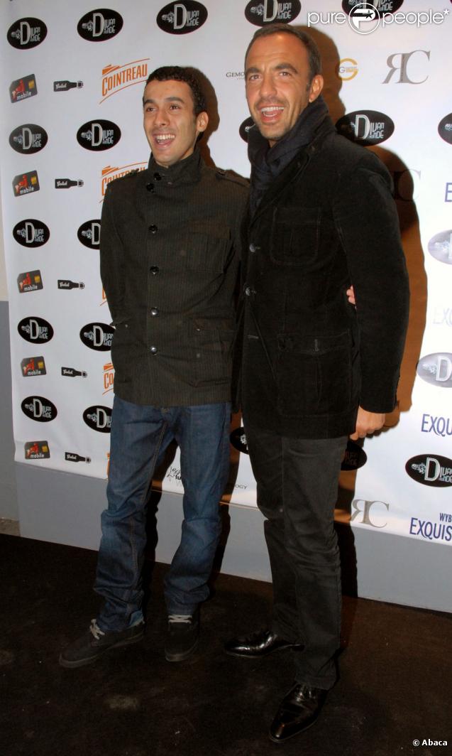 Mustapha et Nikos lors de la soirée privée pour le Grand Opening du Divan du Monde le 13 novembre 2009 à Paris