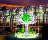 Le Forum des Halles illuminé... 
