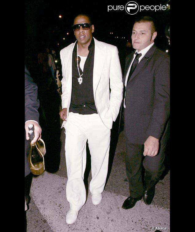 Jay-Z et son garde du corps à Cannes en mai 2007 
