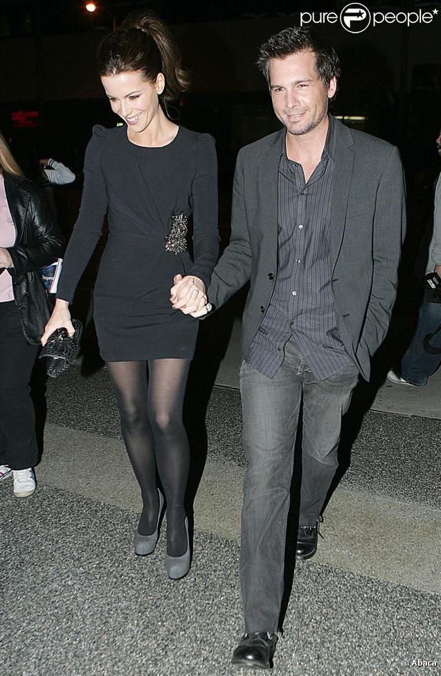 Kate Beckinsale et Len Wiseman à leur arrivée à la soirée Hollywood Reporter