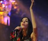 Olivia Ruiz, sur scène à Genève le 11 novembre 2009.