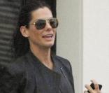 Sandra Bullock, Jesse James et Sunny dans les rues de New York le 18/11/09