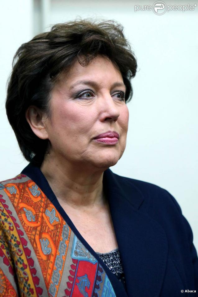 Roselyne Bachelot, déçu du comportement de l'équipe de France, le 18 novembre 2009, à Saint-Denis.