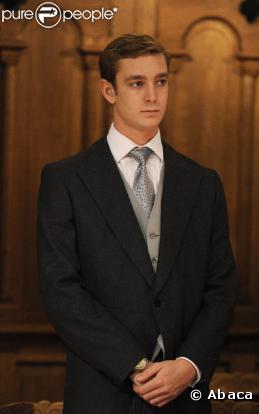 Pierre Casiraghi lors de la célébration de la fête nationale de Monaco le 19 novembre 2009