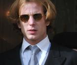 Andrea Casiraghi pour le salut depuis le balcon du Palais de Monaco le jour de la fête nationale le 19 novembre 2009