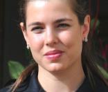 Charlotte Casiraghi pour le salut depuis le balcon du Palais de Monaco le jour de la fête nationale le 19 novembre 2009