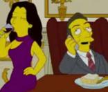 Nicolas Sarkozy et Carla Bruni dans les Simpson, épisode diffusé aux Etats-Unis le 15 novembre 2009