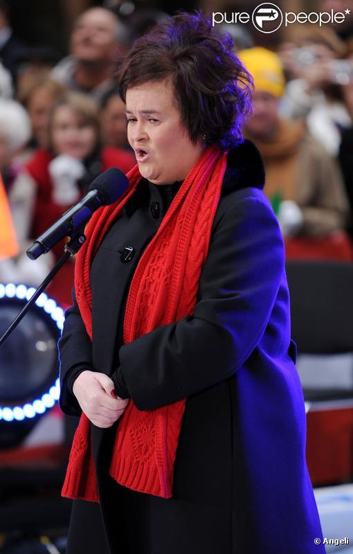 Susan Boyle au Rockfeller Center le 23 novembre 2009