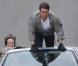 Tom Cruise lors du tournage de Knight and Day , à Boston, au début du mois de novembre 2009.