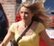 Cameron Diaz, lors du tournage de Knight and Day , à Boston, au début du mois de novembre 2009.