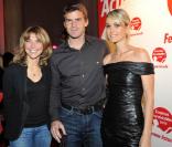 Laeticia Hallyday, Nathalie Vincent et Jean Galfione à la cérémonie des Femmes Formidables 2009. 24/11/09