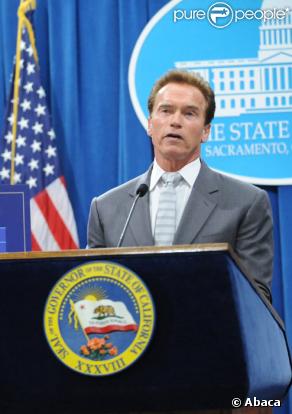 Arnold Schwarzenegger, gouverneur de Californie, en mai 2009