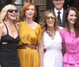 Kim Cattrall et ses copines Sarah Jessica Parker, Kristin Davis et Cynthia Nixon 