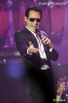 Marc Anthony donne un concert à Athènes, dans le cadre du festival Todo Latino Salsa. 29/11/09