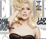Lady Gaga en une du magazine américain  Elle , dans son édition du 14 décembre.