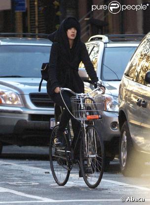 Agyness Deyn à New York, le 2 décembre 2009