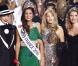 Geneviève de Fontenay, Malika Ménard, Miss France 2010, Arielle Dombasle et Sylvie Tellier le 5 décembre 2009