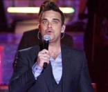 Robbie Williams lors de son élection le 5 décembre 2009