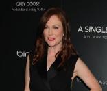Julianne Moore à la projection privée du film A Single Man, de Tom Ford. 06/12/09