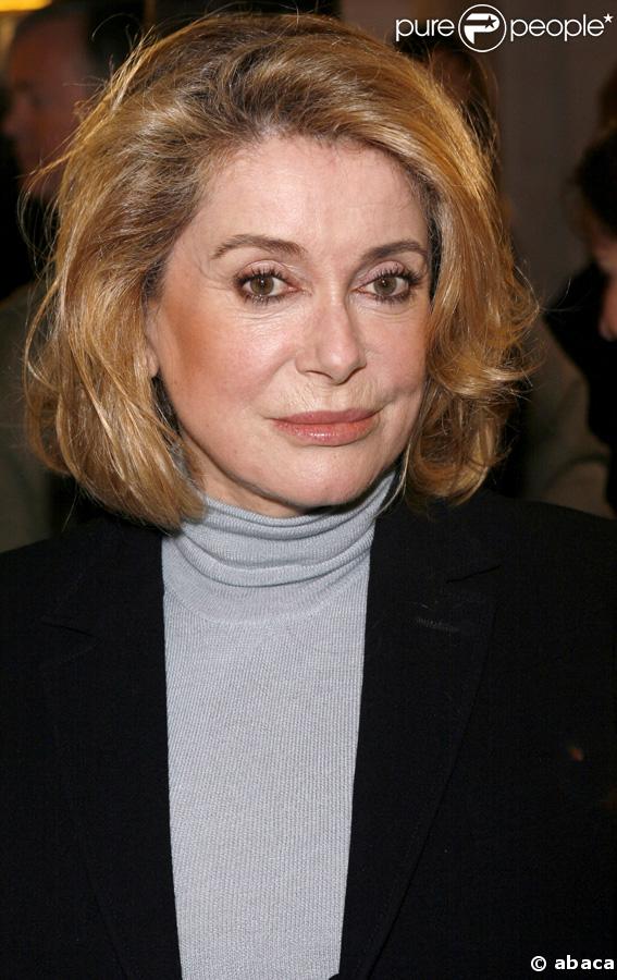 Catherine Deneuve à la soirée d'ouverture de la boutique YSL