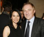 Lucy Liu et François-Henri Pinault à la soirée d'ouverture de la boutique YSL