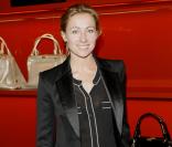 Anne-Sophie Lapix à la soirée d'ouverture de la boutique YSL