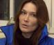 Carla Bruni en sortie de nuit avec le Samu social, le 9 novembre 2009.