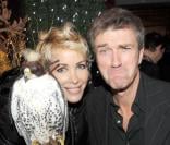 Ophélie Winter et Philippe Caroît lors de la soirée Chivas Christmas Knight chez Castel à Paris le 9 décembre 2009